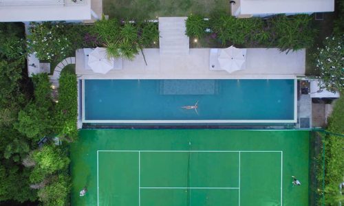 Top shot swimming pool